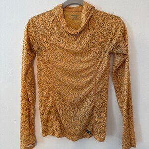 NWOT Outdoor Research Echo Hoodie Orange Fizz Squiggle Women's XXS